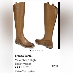 Franco Sarto Meyer Knee High Boots